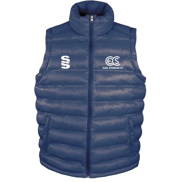 Padded Gilet : Navy